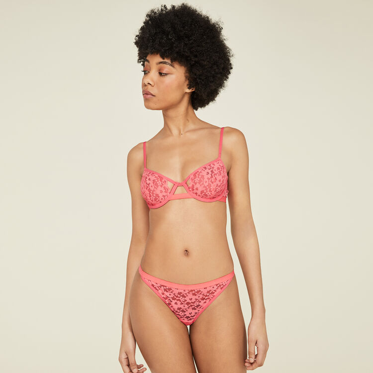 Розовый бюстгальтер-корбей colormiz pink.