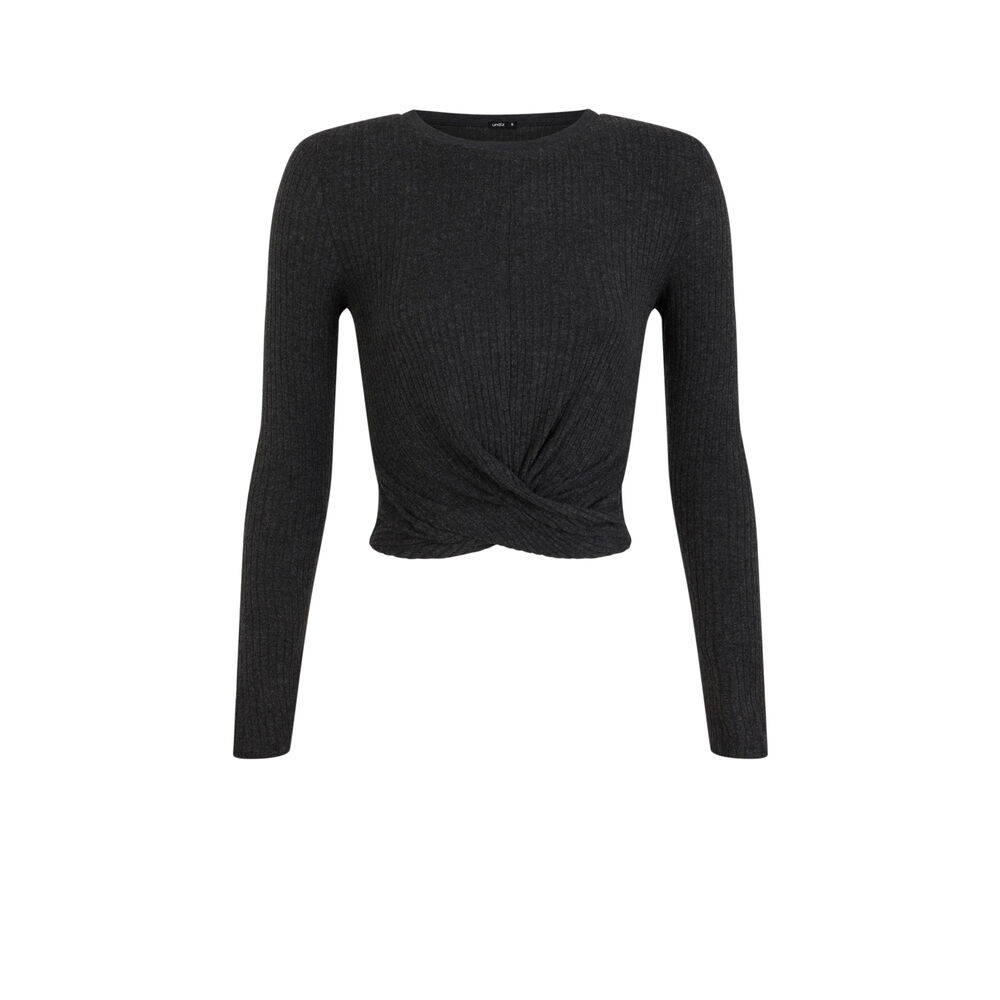 Long-sleeved top - grey grey.