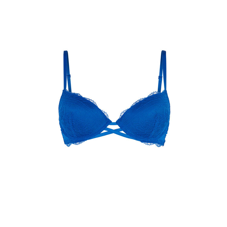 Biustonosz push-up ultramaryna everydayiz blue.