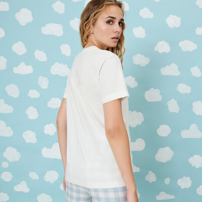 t-shirt with clouds;
