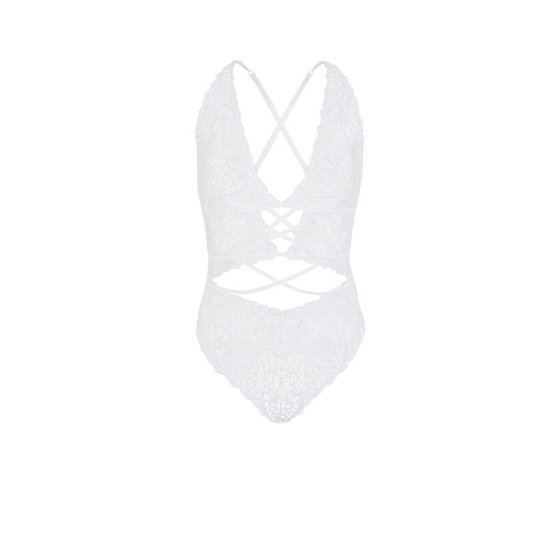 koronkowe body – białe koronkowe body – białe ;
