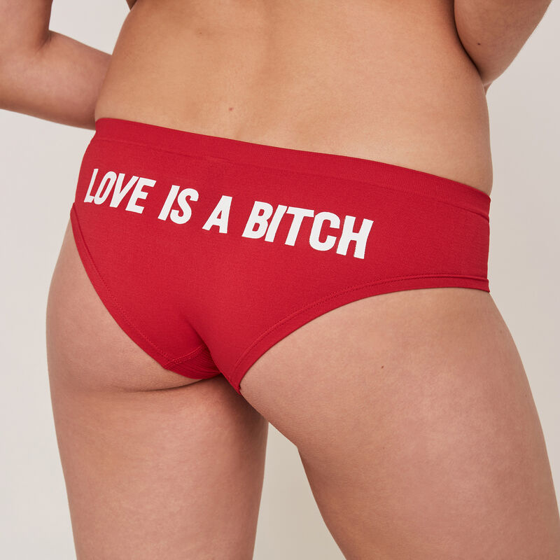 Engbadloviz shorty with slogan Engbadloviz shorty with slogan;