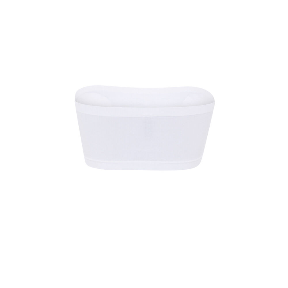 New whitiz white bandeau bra white.