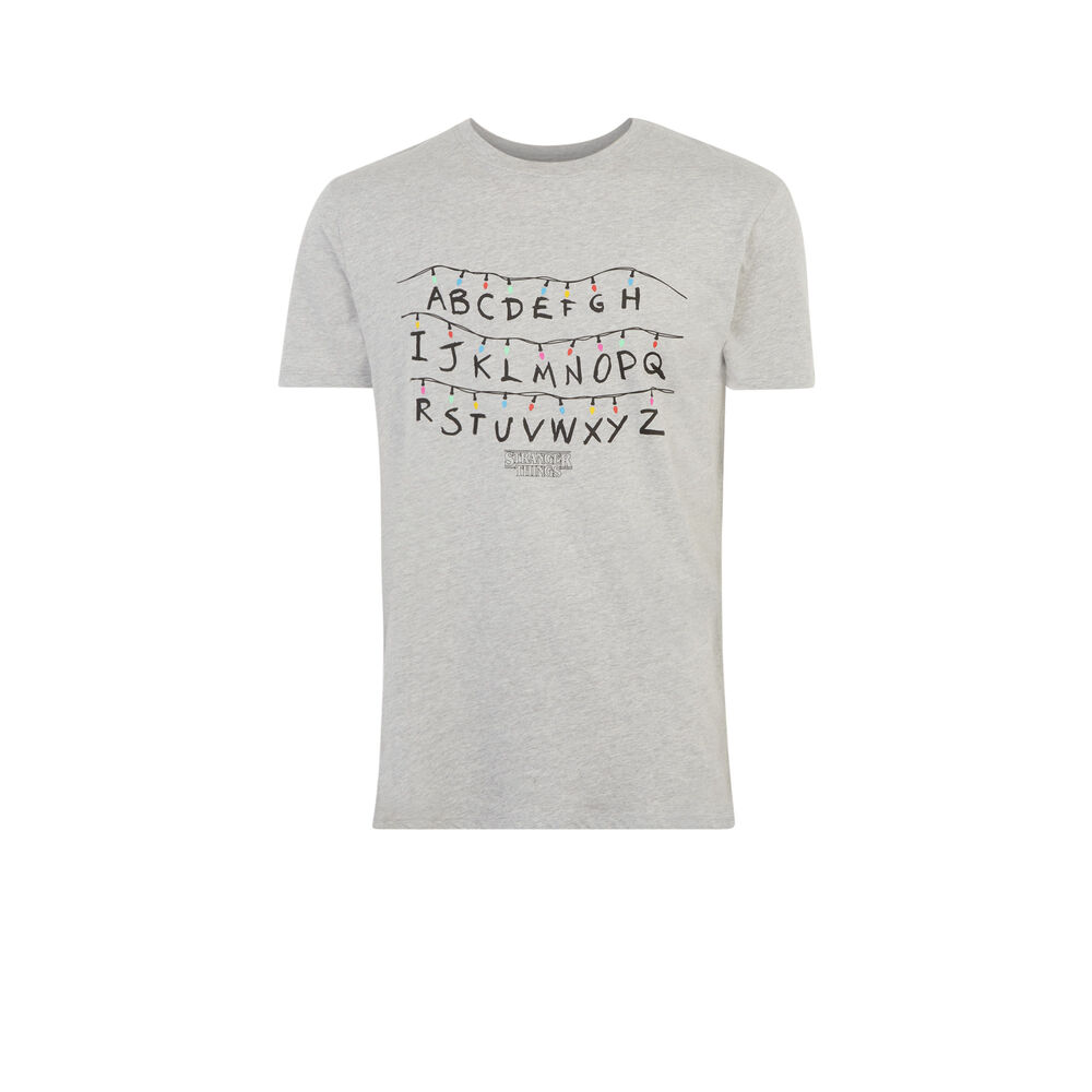 Stranger things t-shirt - grey grey.