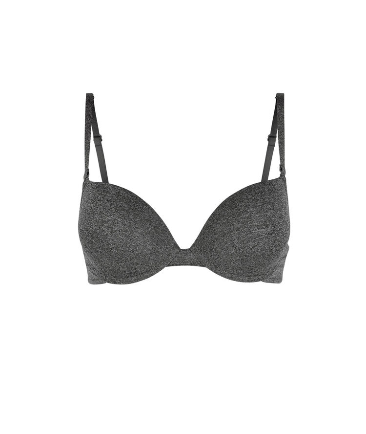 Micro marled grey gel bra grey.