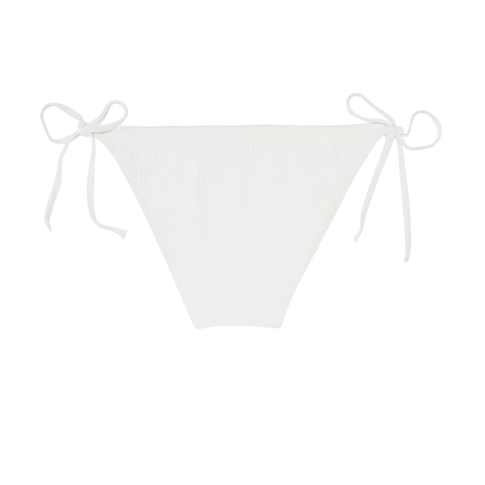 Tie-side bikini bottoms - off-white off-white.