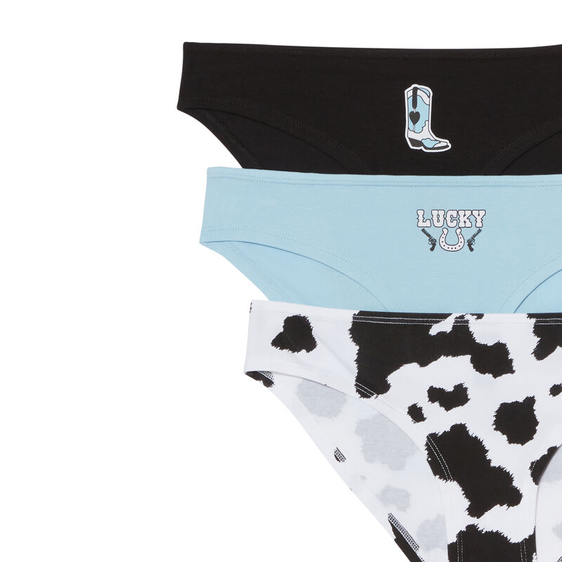 Pack of cowboy cotton briefs - black Pack of cowboy cotton briefs - black;