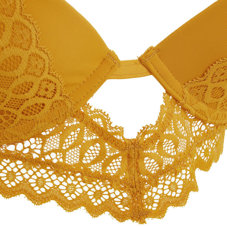 Kensiz mustard yellow push-up bustier bra Kensiz mustard yellow push-up bustier bra;