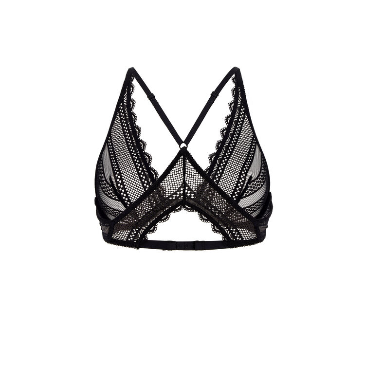 LEILIZ BLACK UNDERWIRED BRA LEILIZ BLACK UNDERWIRED BRA;