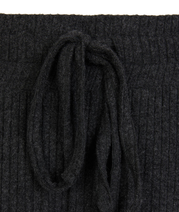 • wide-leg trousers - black black.