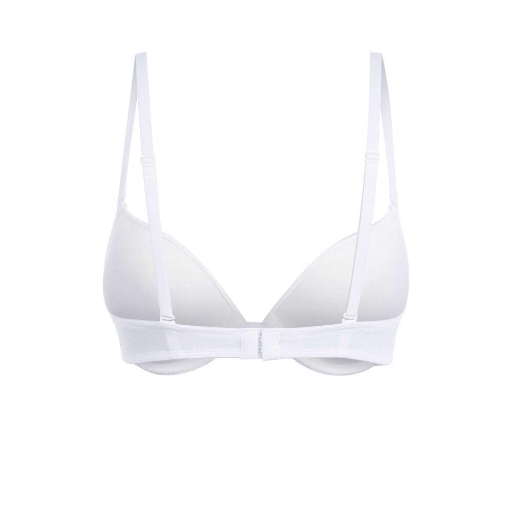 Micro white gel bra white.