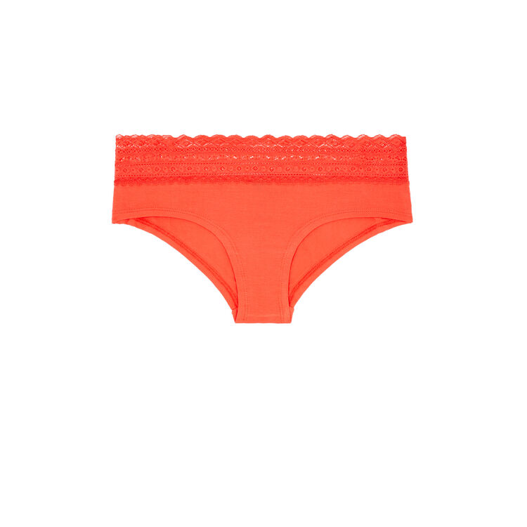 Koralowe szorty waistiz pink.