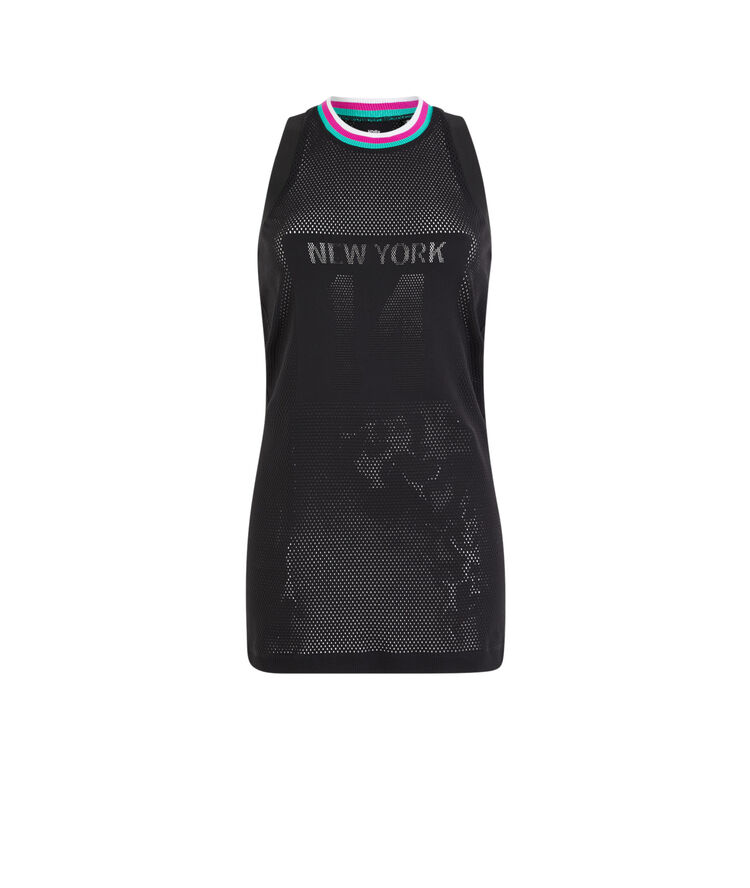 Polasportiz sleeveless sports top black.