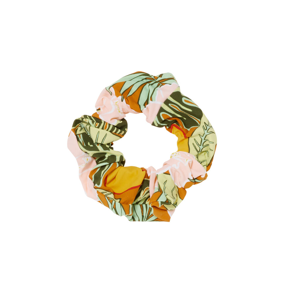 Tropical print bikini briefs - orange orange.