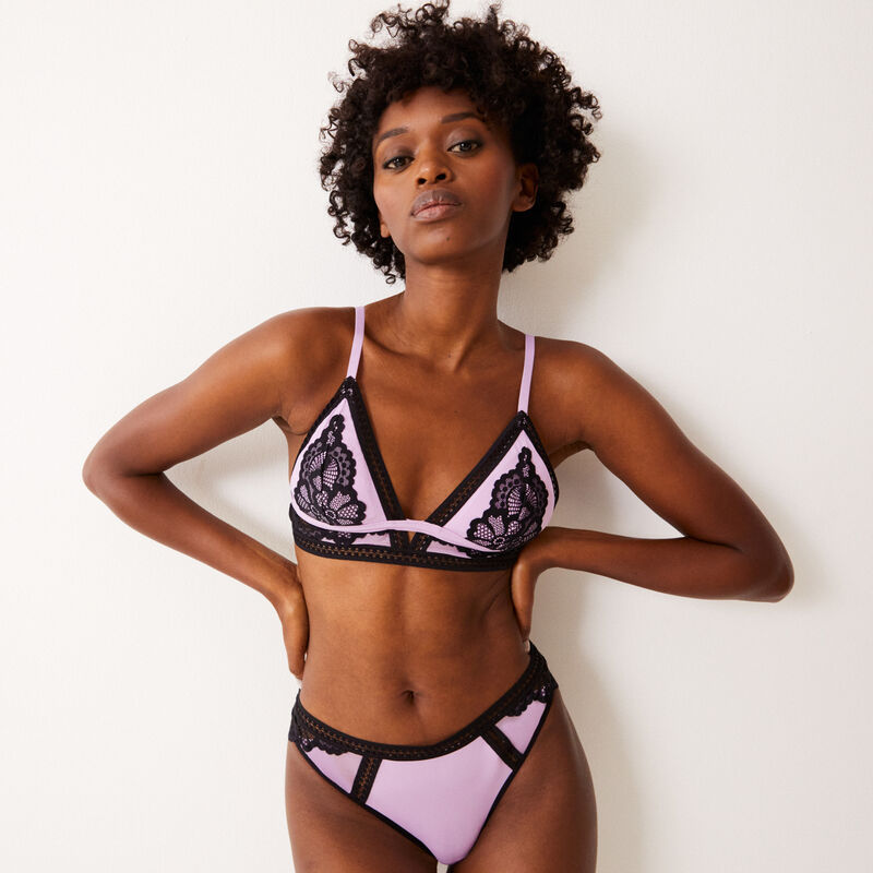 briefs with lace details - lilac briefs with lace details - lilac;