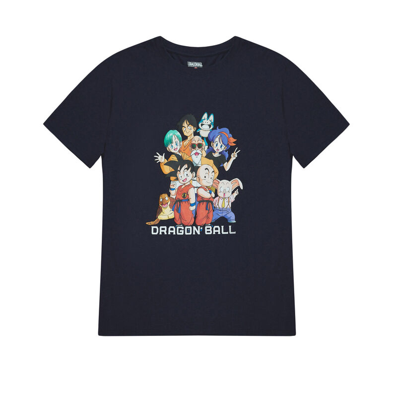 t-shirt with dragon ball z print;