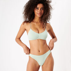 lace and cotton tanga briefs;