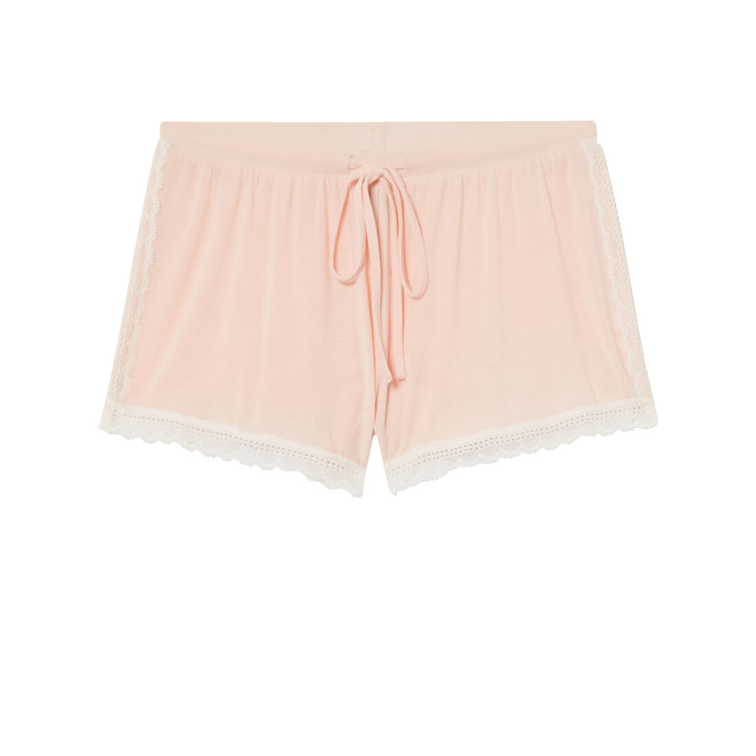 plain jersey shorts - pink;