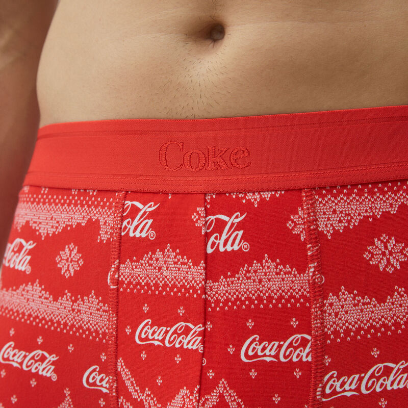 coca-cola boxer shorts and socks set;