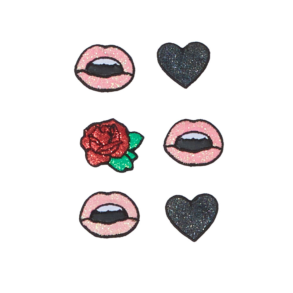 Heart, flowers or lips print top - white white.