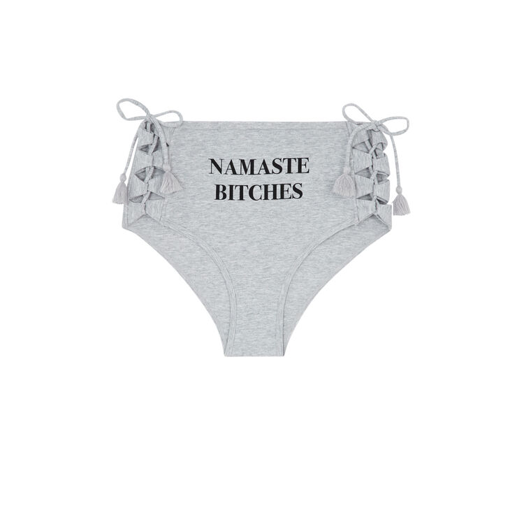 Namastiniz grey high-waisted briefs Namastiniz grey high-waisted briefs;