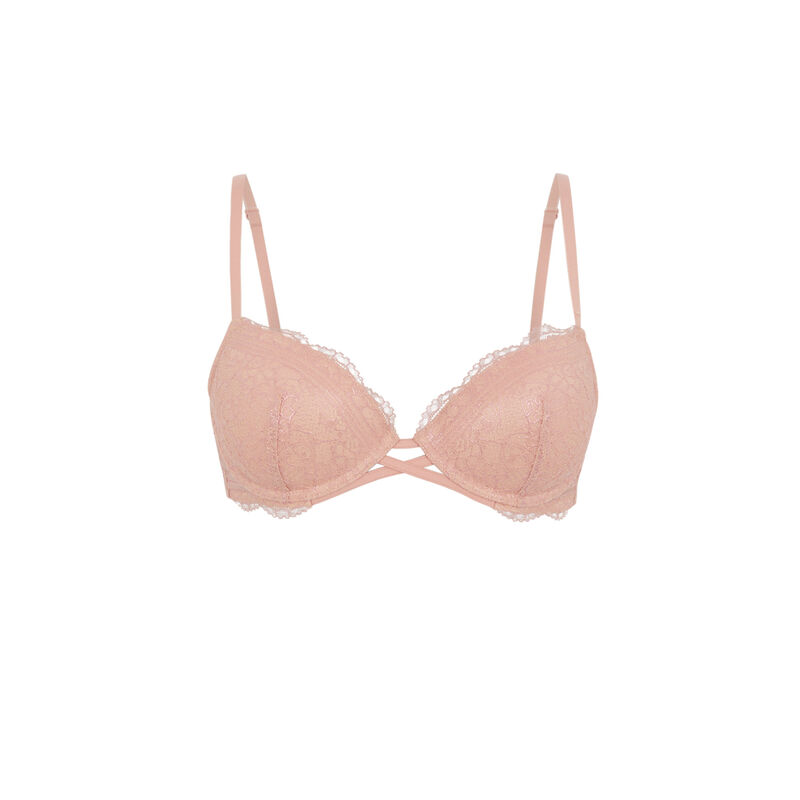 Everydayiz push-up lace bra pink.