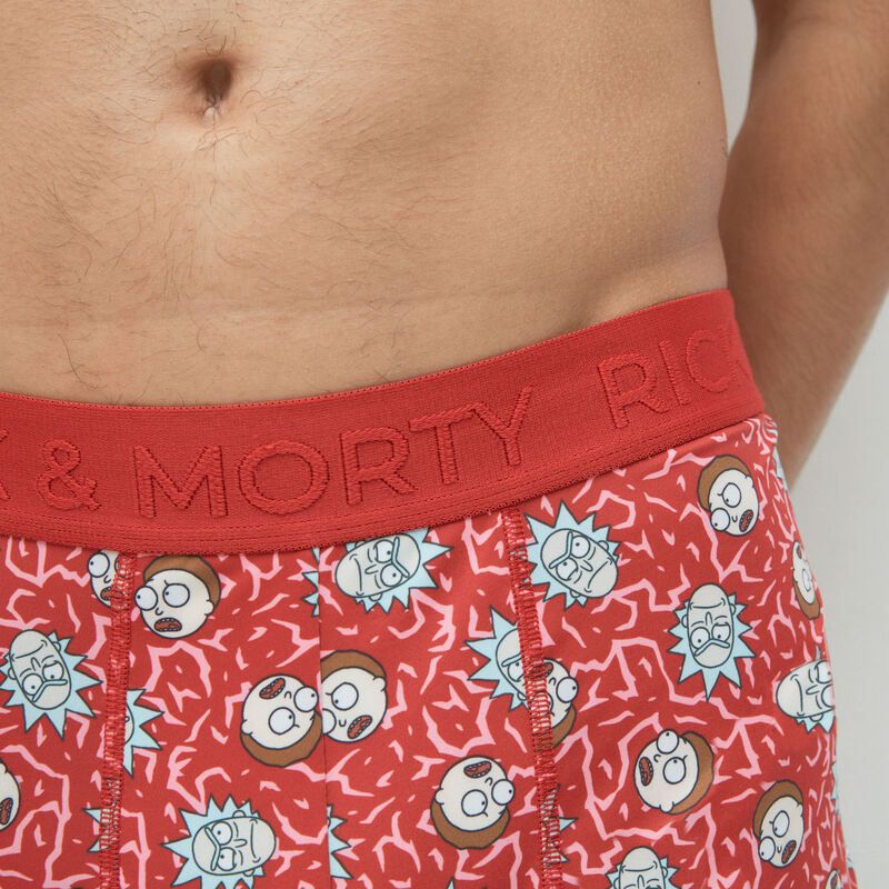 rick and morty micro print boxers;