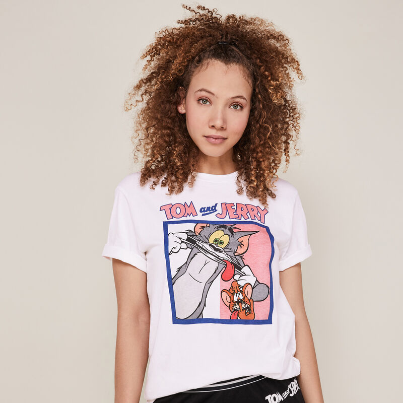 Tom and Jerry print top - cream Tom and Jerry print top - cream;