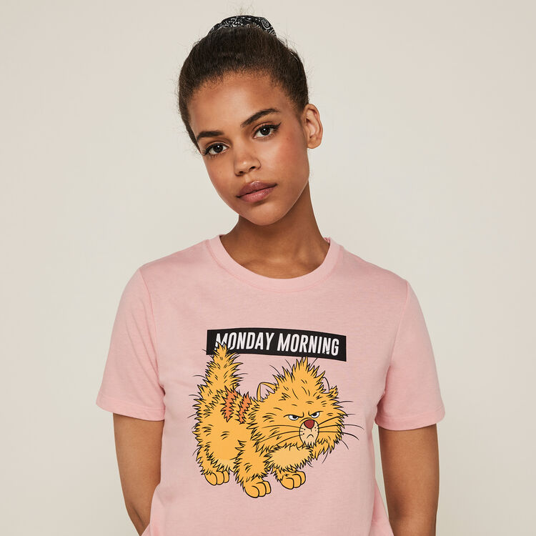 Nompndayiz Toulouse print short-sleeved Aristocats top Nompndayiz Toulouse print short-sleeved Aristocats top;