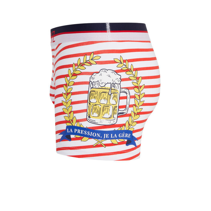 Stripy cotton boxers - red Stripy cotton boxers - red;