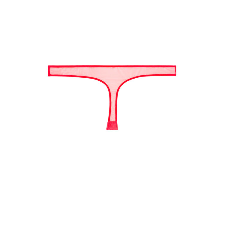 Revoltiz fluorescent coral thong pink.