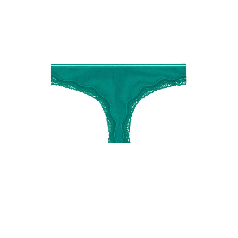 Brazyliany tanga z bawełny - zielone Brazyliany tanga z bawełny - zielone;