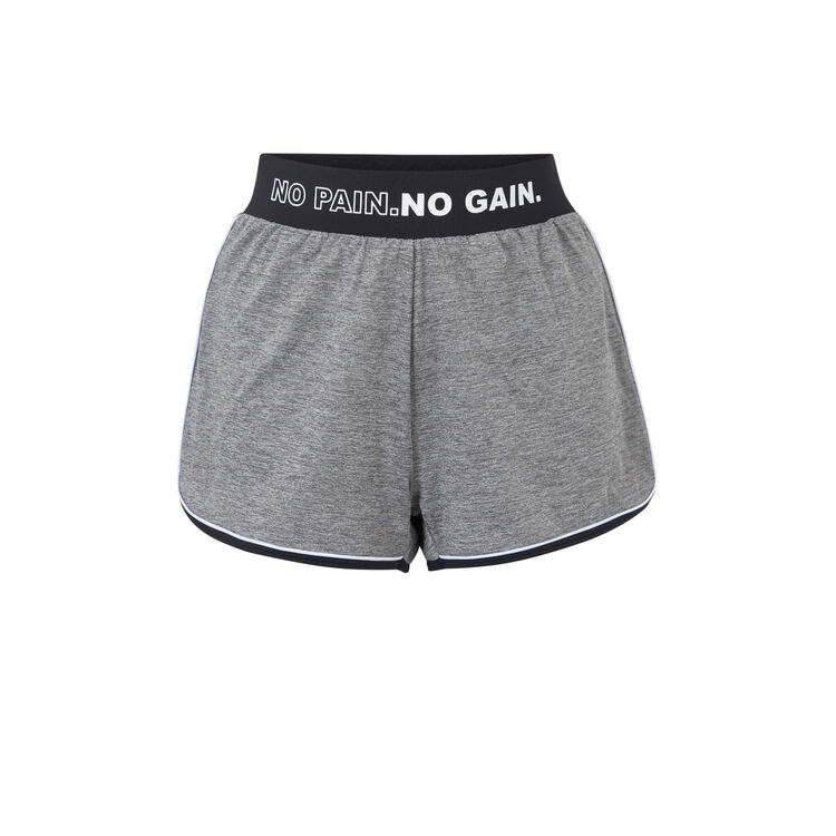 Sport-shorts aus mikrofaser polasportiz grau.