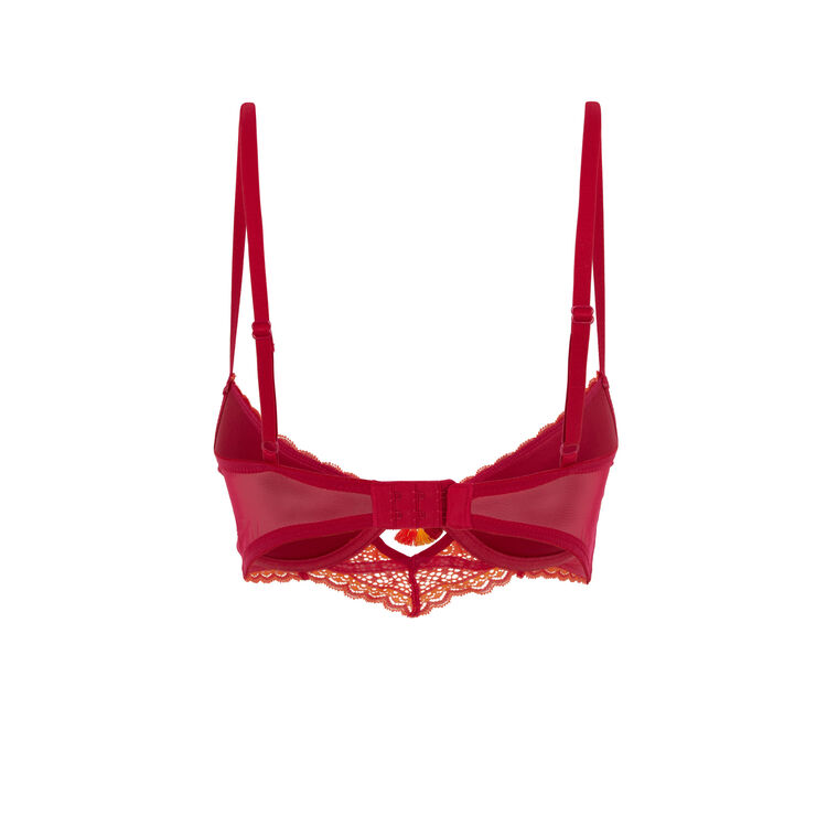 Colorlaciz orangey-red push-up bra Colorlaciz orangey-red push-up bra;
