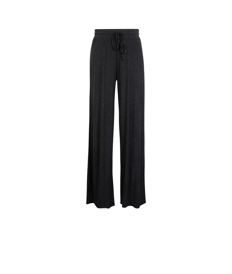 • wide-leg trousers - black black.