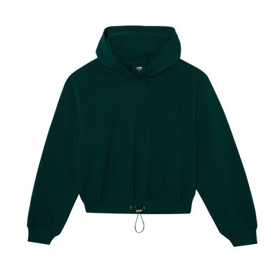 hoodie - forest green;