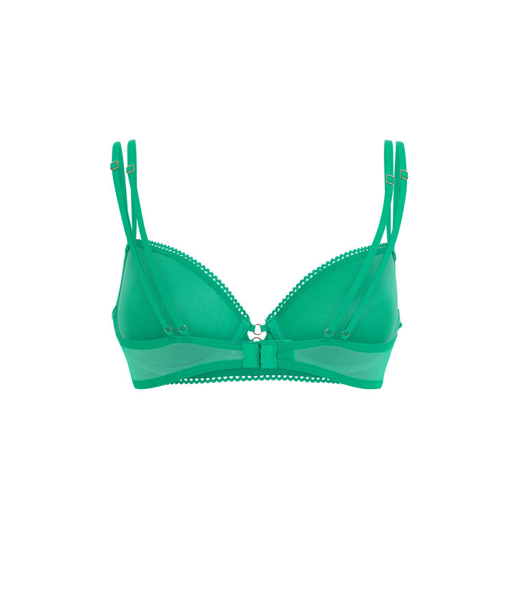Lurexiz emerald-green padded bra green.