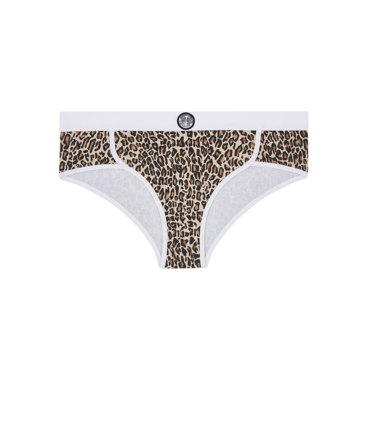 Versasimbiz leopard print licensed lion king hipsters beige.