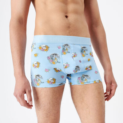 boxers with skull & crossbones pattern;