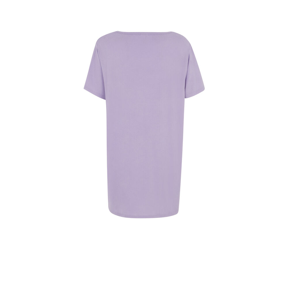 Short-sleeved tunic - lilac lilac.