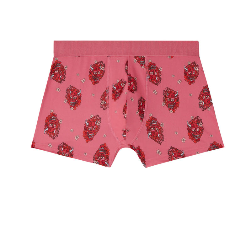 Masked demon print boxers - pink Masked demon print boxers - pink;