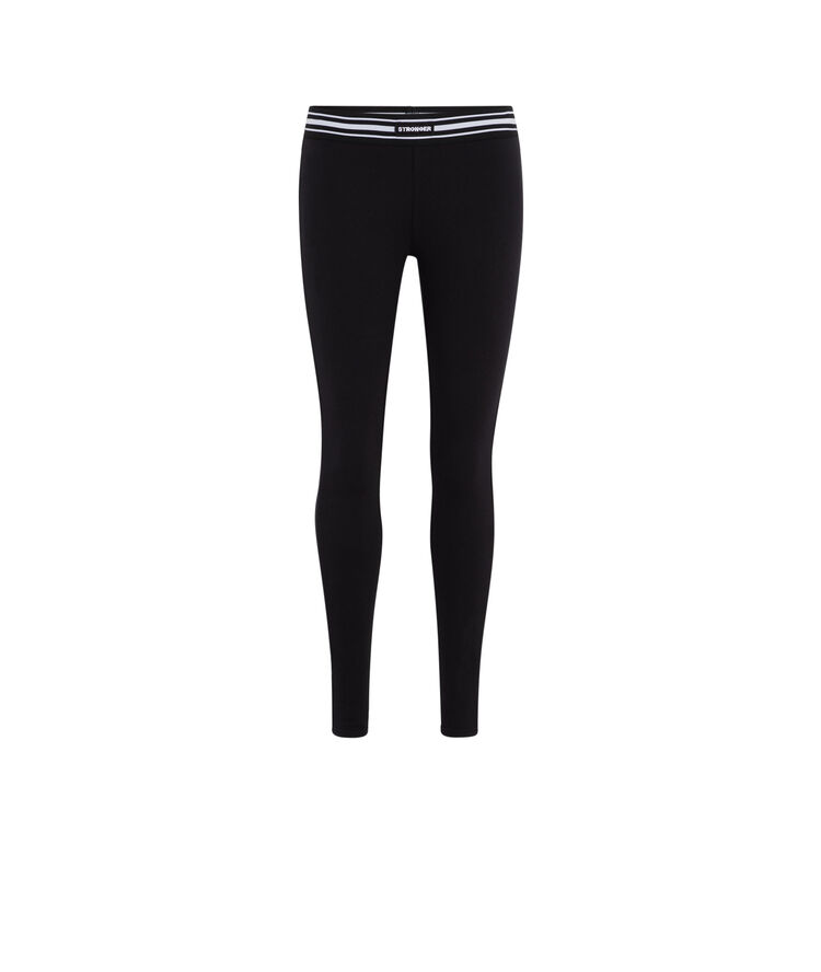 Legginsy trykotowe dragoniz czarny.