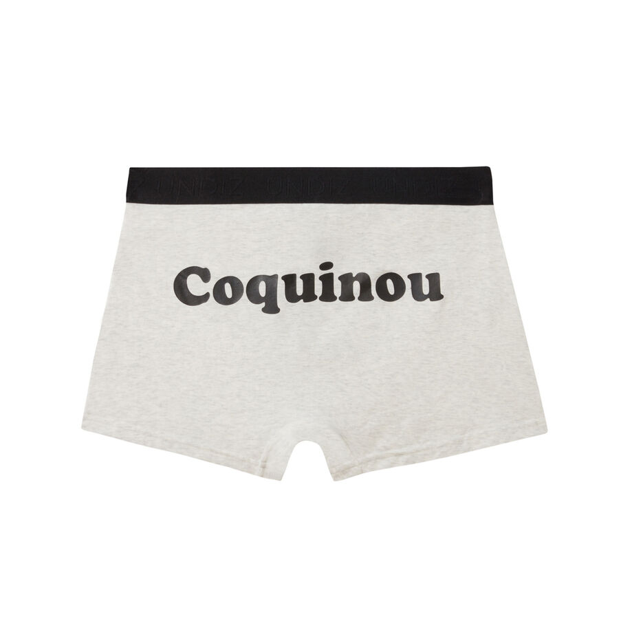 "coquinou" boxers - flecked grey;
