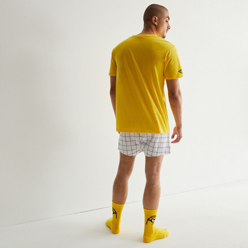 T-shirt with Minions pocket details - yellow T-shirt with Minions pocket details - yellow;
