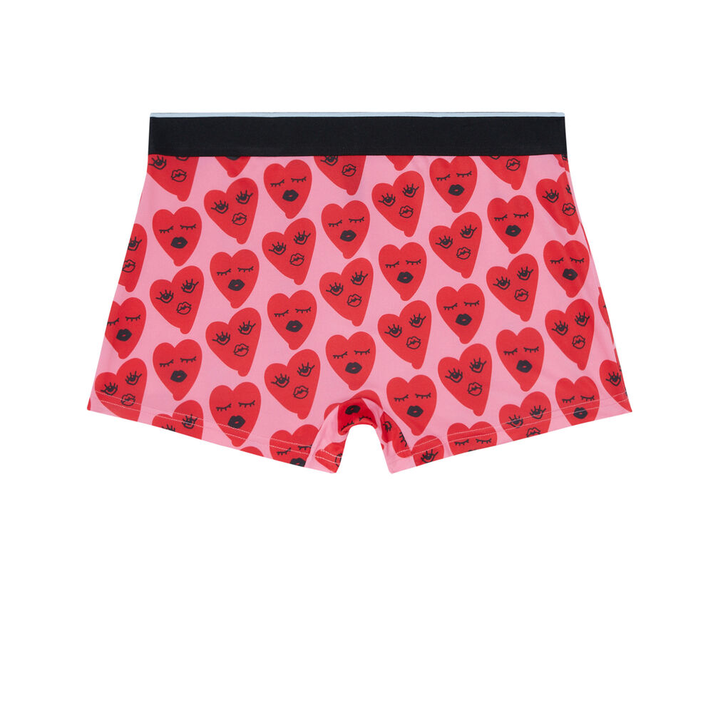 Heart motif boxers - pink pink.
