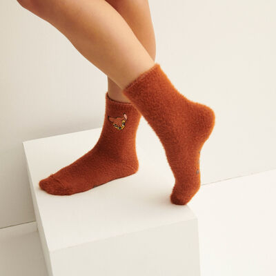bambi socks - brown;