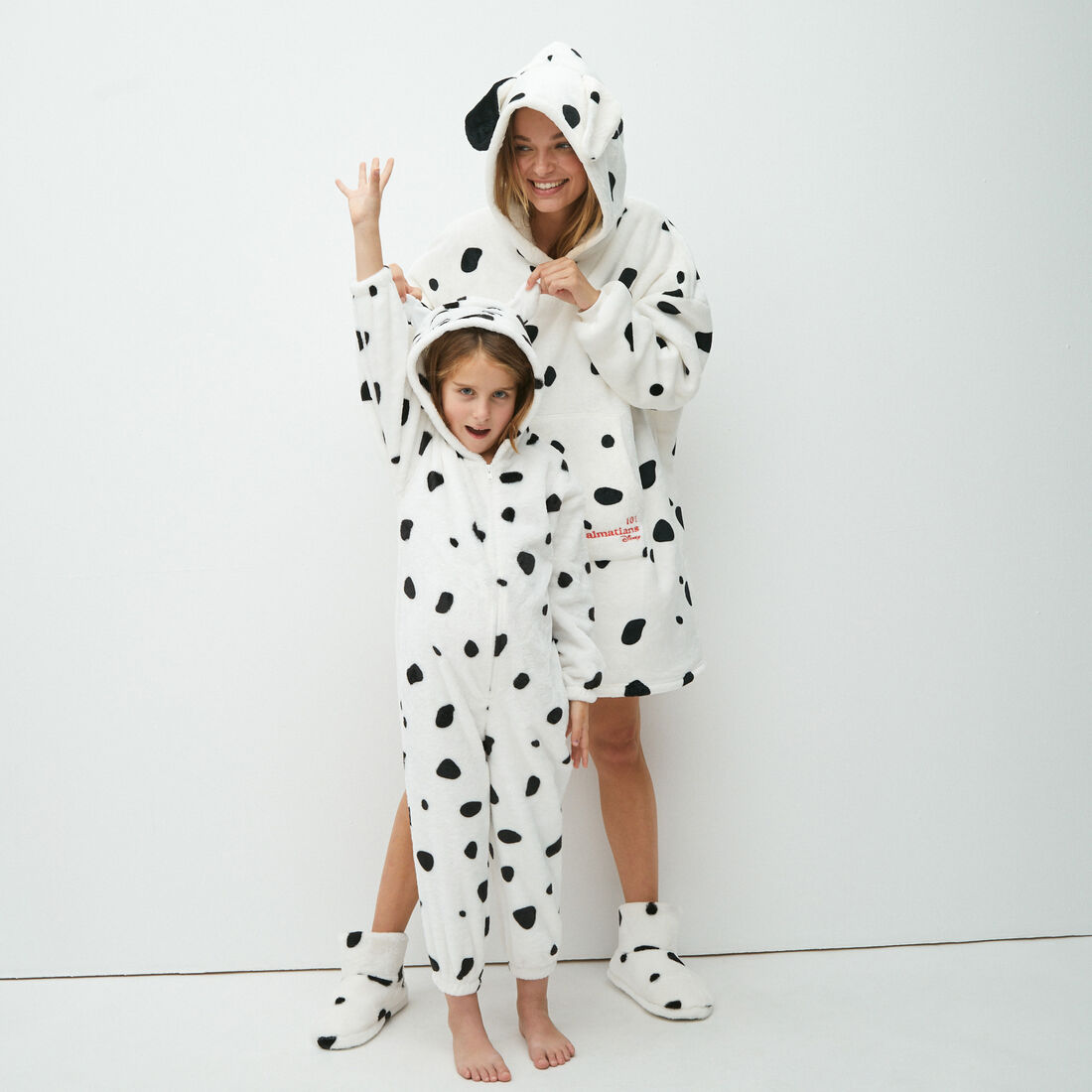 101 Dalmatians fleece onesie ;