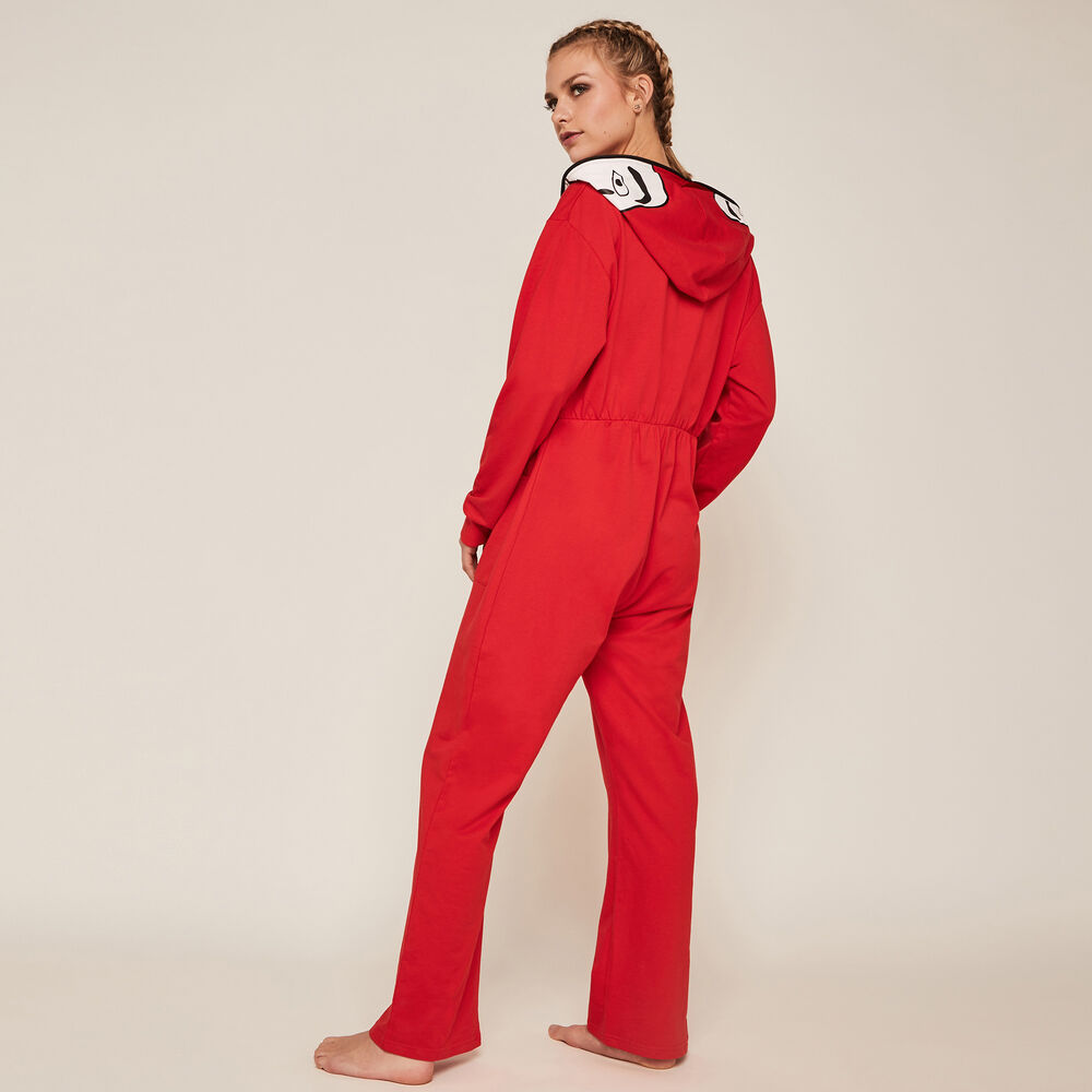 Combinaison pantalon casa de papel - rouge rouge.