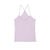 jersey top with spaghetti straps - lilac;