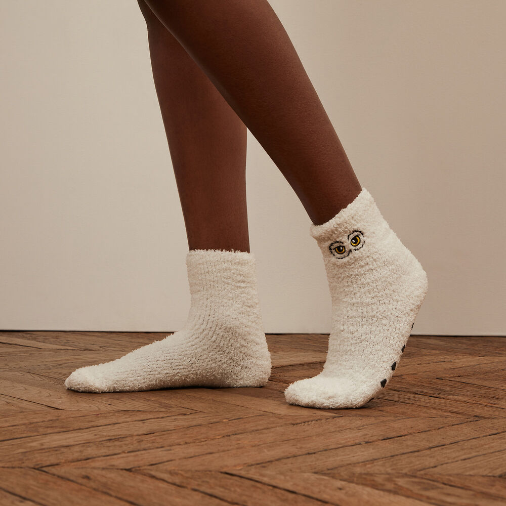 Hedwig socks - white white.